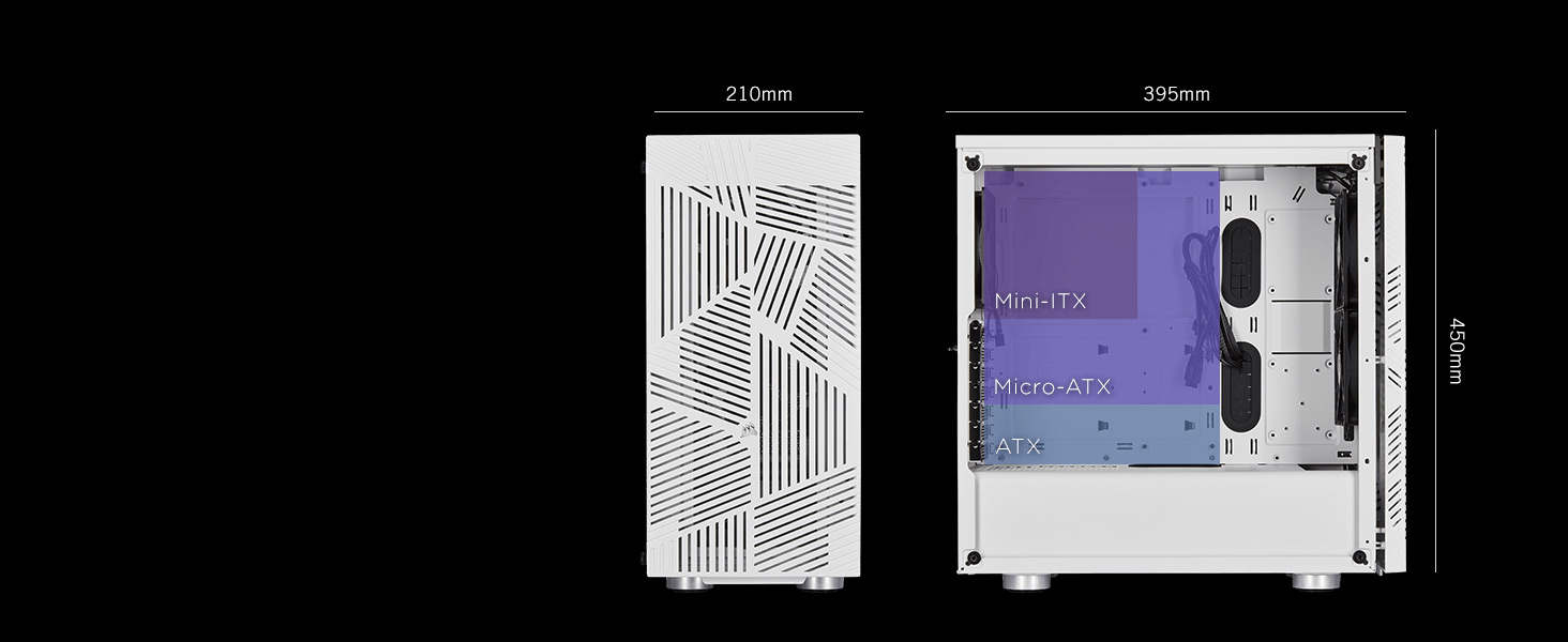 275R Airflow Tempered Glass Mid-Tower Gaming Case