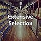 extensive selection