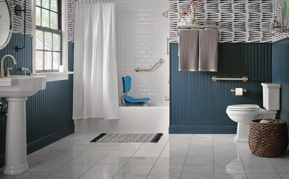 Moen Bathroom Safety 24Inch Stainless Steel Shower Grab