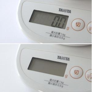 タニタ デジタルクッキングスケール 1kg(0.5g単位) フランボワーズピンク KD-189-PK Amazon｜タニタ デジタルクッキングスケール 1kg(0.5g単位