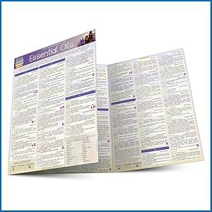 QuickStudy Quick Study Essential Oils Laminated Reference Guides Health BarCharts Publishing Guides