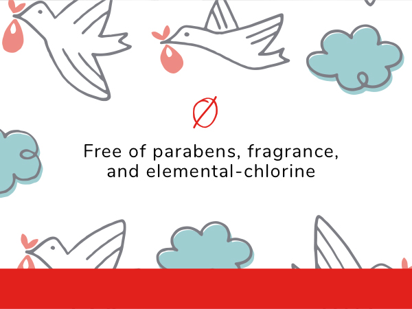 Free of parabens