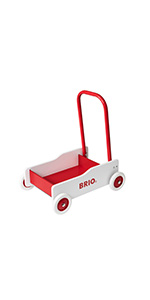Amazon.co.jp: BRIO (ブリオ) 手押し車 レッド 31350 対象年齢 9