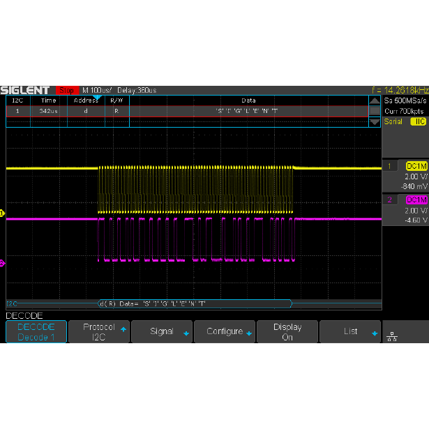 Siglent SDS1104X-E Oscilloscope - 4 Channel, 100MHz -12 Siglent SDS1104X-E Oscilloscope - 4 Channel, 100MHz -12