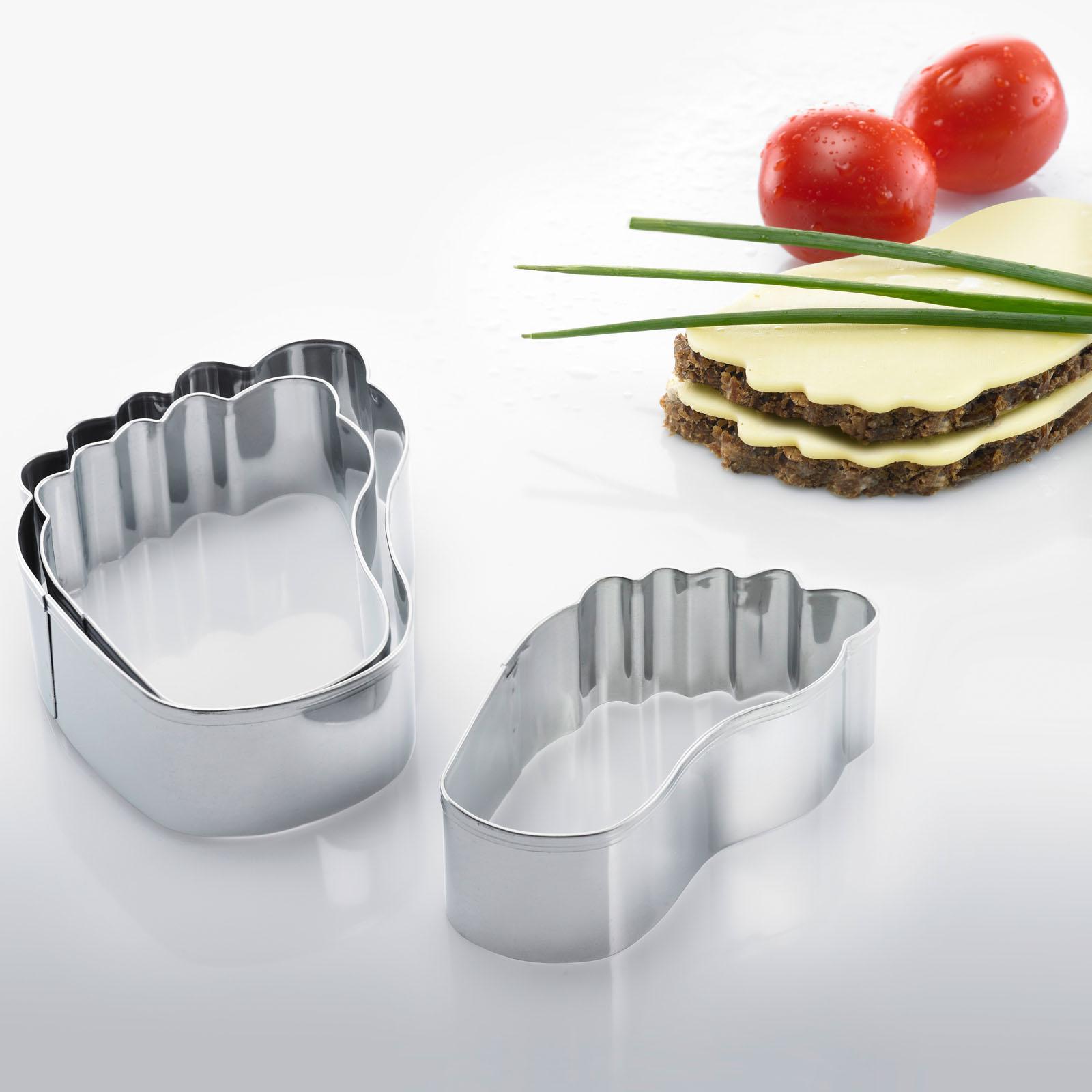 2-teiliges Martinsgans Ausstechformen Set – Edelstahl-Keksausstecher Für Gänse-Plätzchen