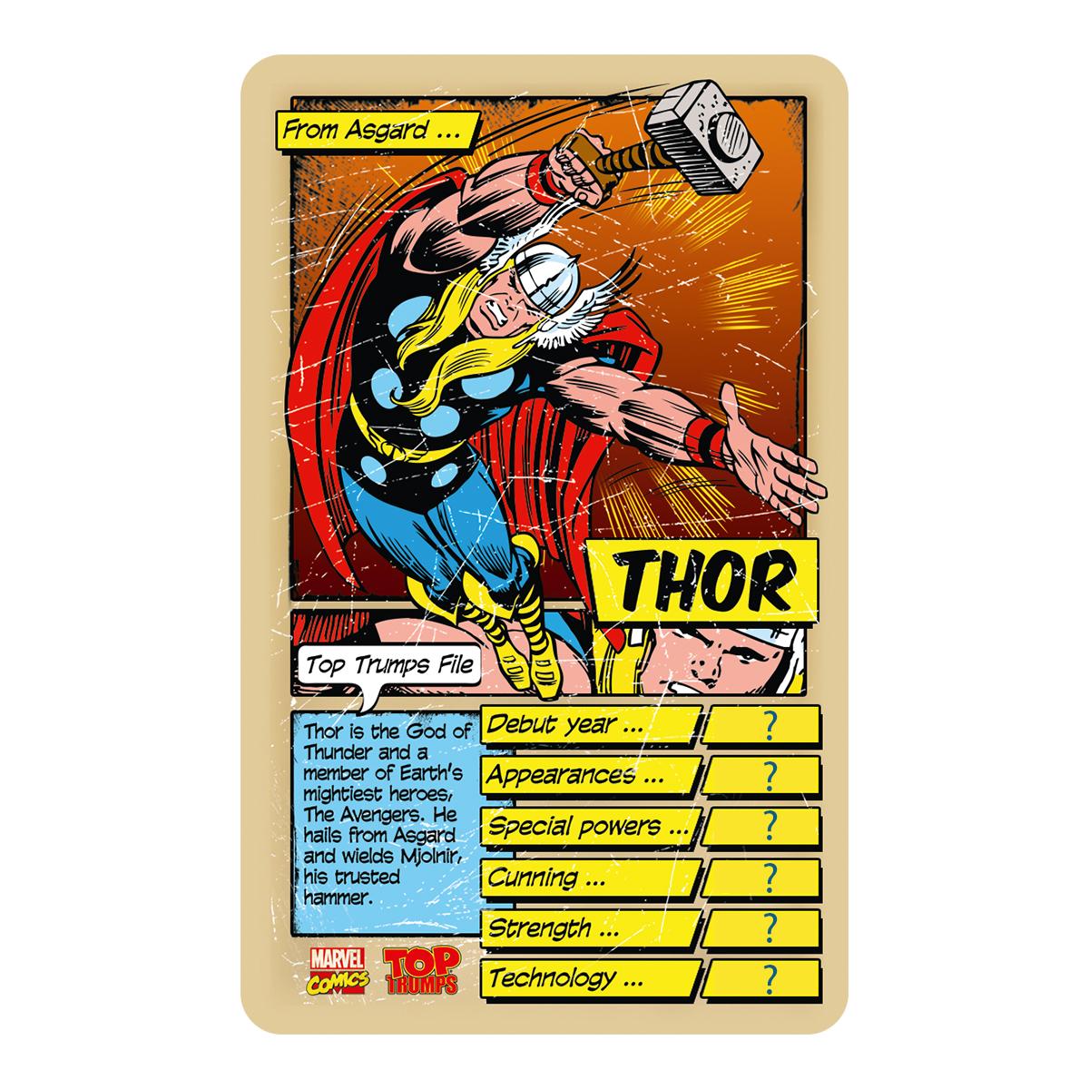 Marvel Comics Retro Top Trumps Card Game Amazon.co.uk Toys & Games