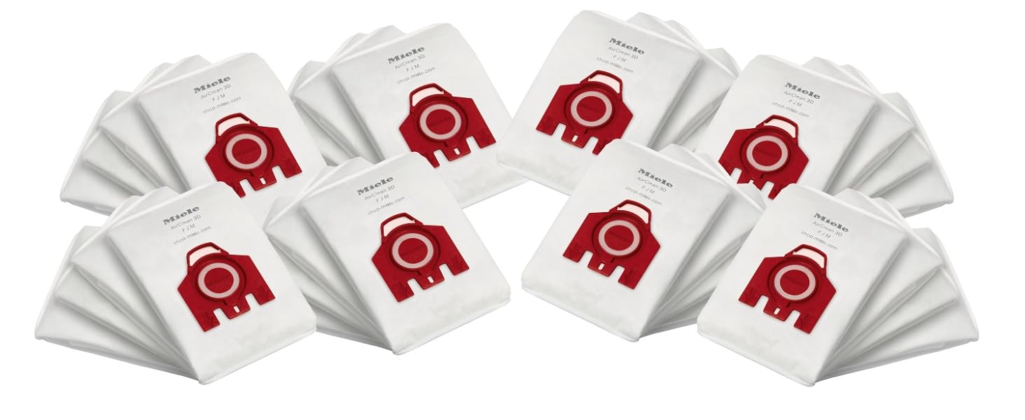 Genuine Miele FJM HyClean Vacuum Cleaner DUST BAG (x8) Amazon.co.uk