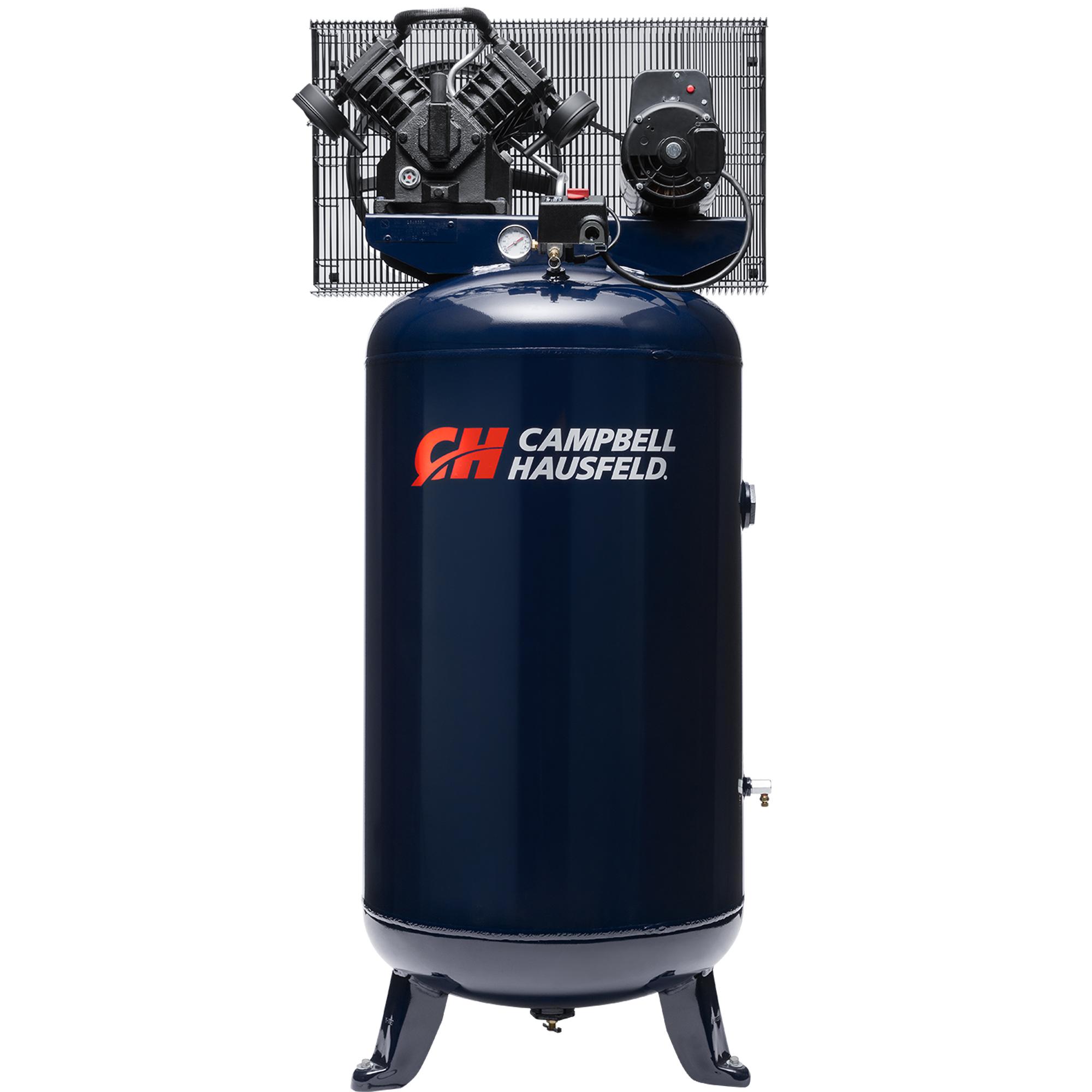 Campbell Hausfeld Air Compressor, 80Gallon Vertical SingleStage 16CFM