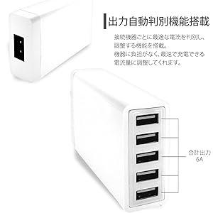 USB Charger 5 Ports