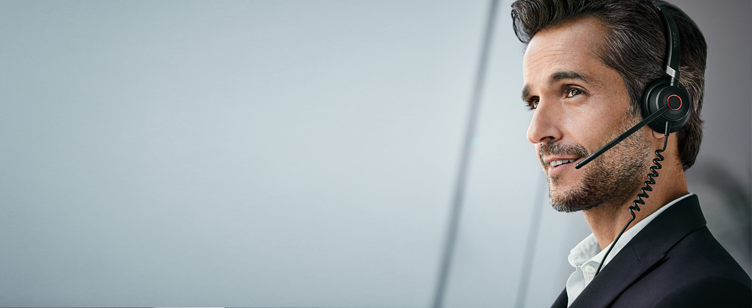 Jabra Engage 50 Wired Headset, Stereo Telephone Headset