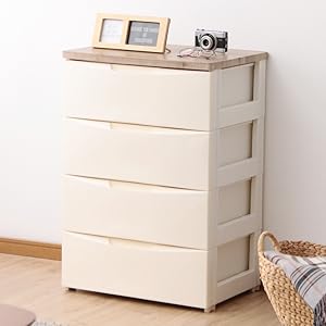 アイリスオーヤマ ウッドトップチェスト 幅73cm HG-724 4段 高さ81 楽天市場】【2個セット】 チェスト タンス 4段 白 北欧 幅73 HG