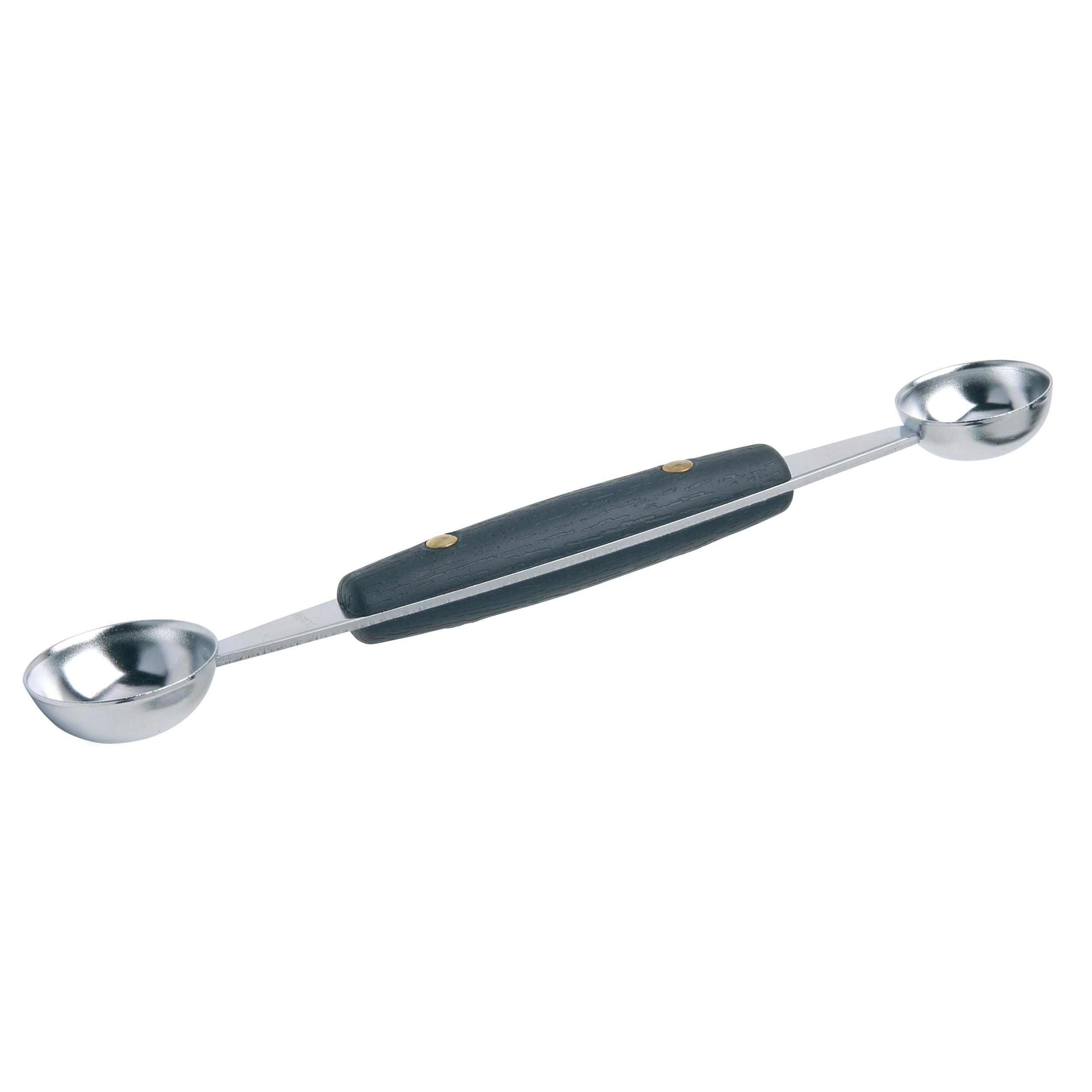 KitchenCraft Stainless Steel DoubleHeaded Melon Baller/Parisienne