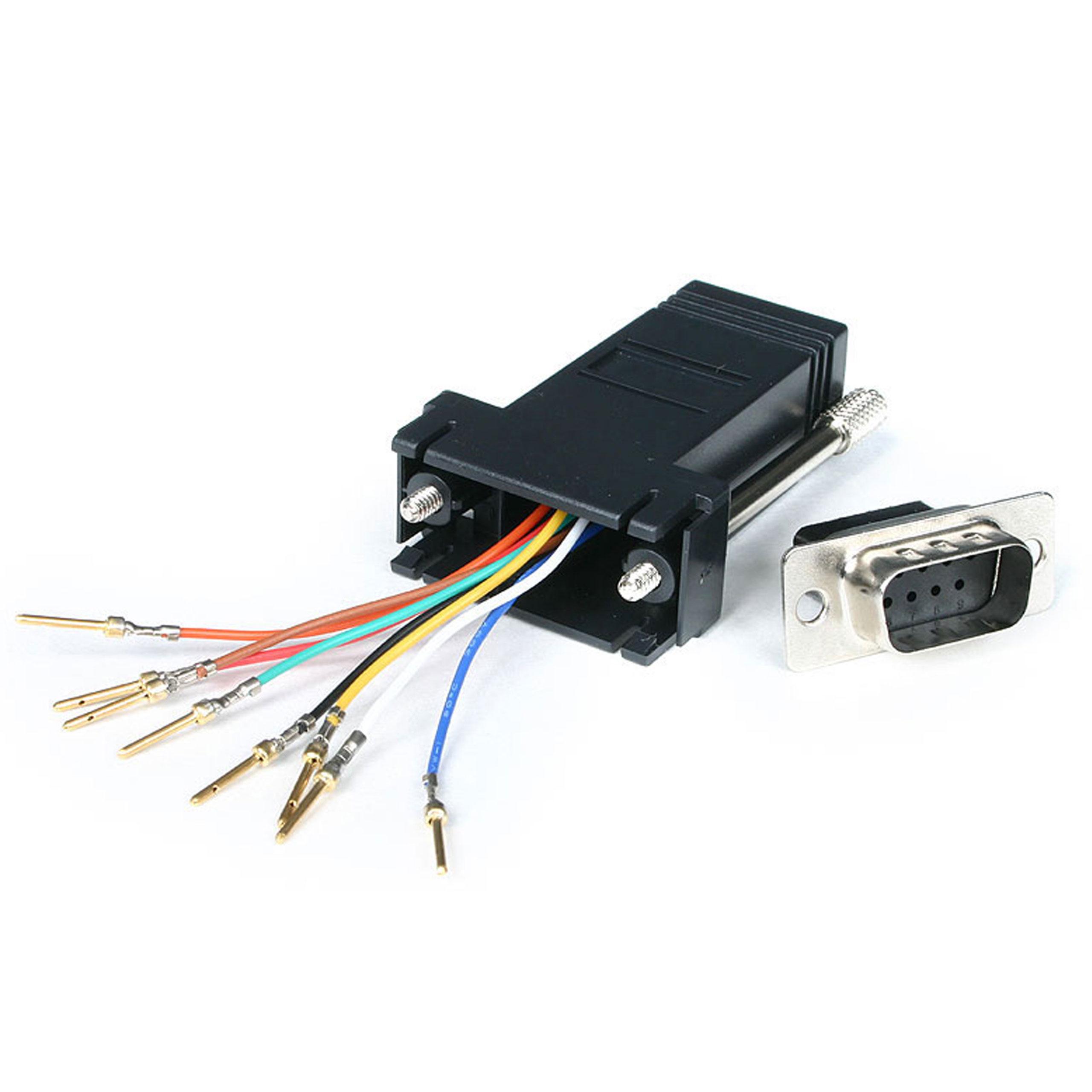 Right Angle DB9 to DB9 Serial Cable Adapter Type 1 M/F