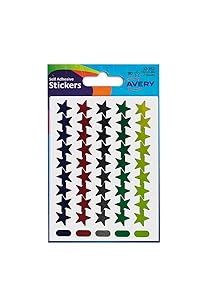Avery 32-301 Self Adhesive Dots/Circle Labels - Red (Diameter 8 mm, 70 Labels per Sheet, 560 ...