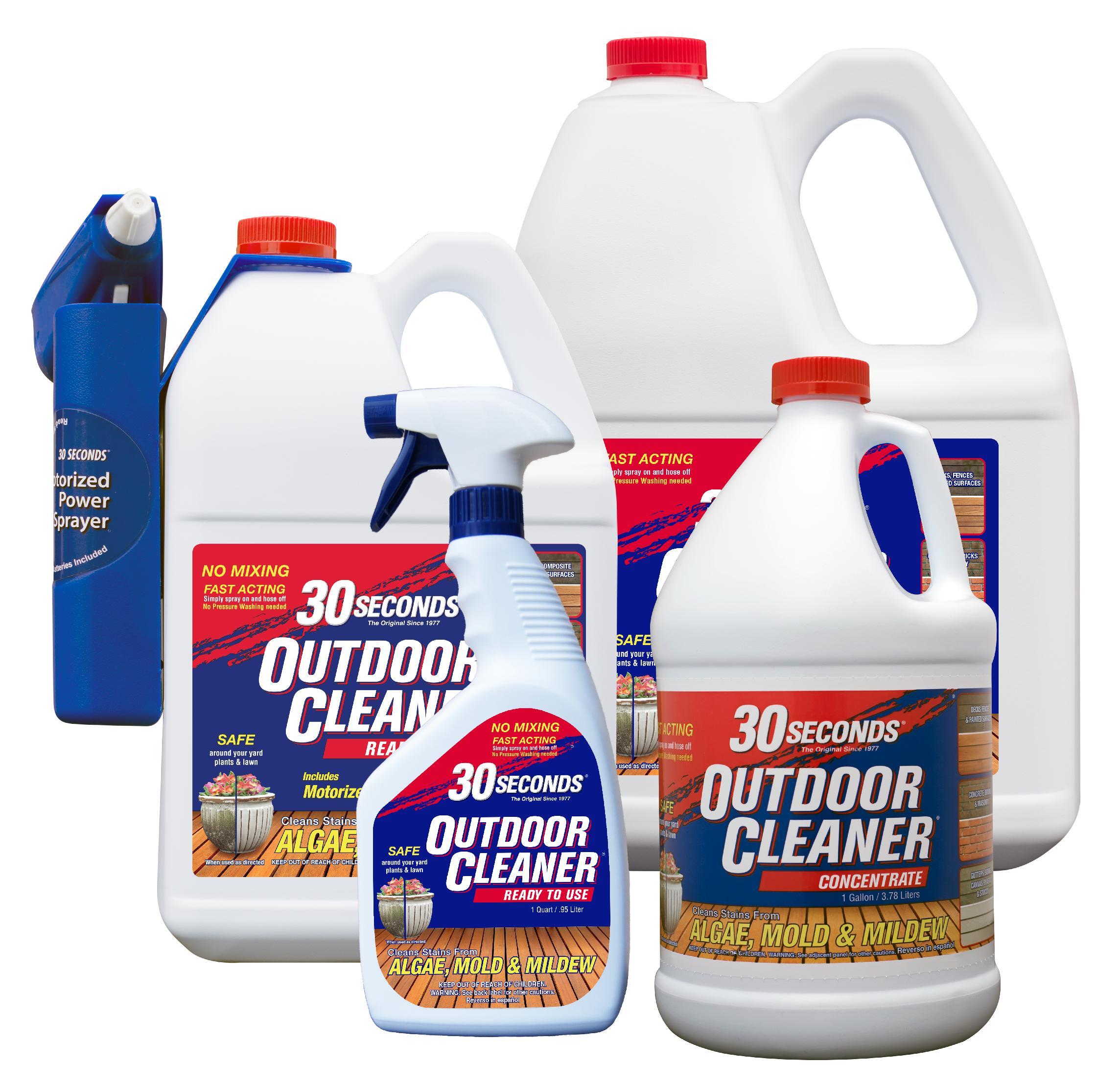 30 SECONDS Outdoor Cleaner, 2.5 Gallon Concentrate