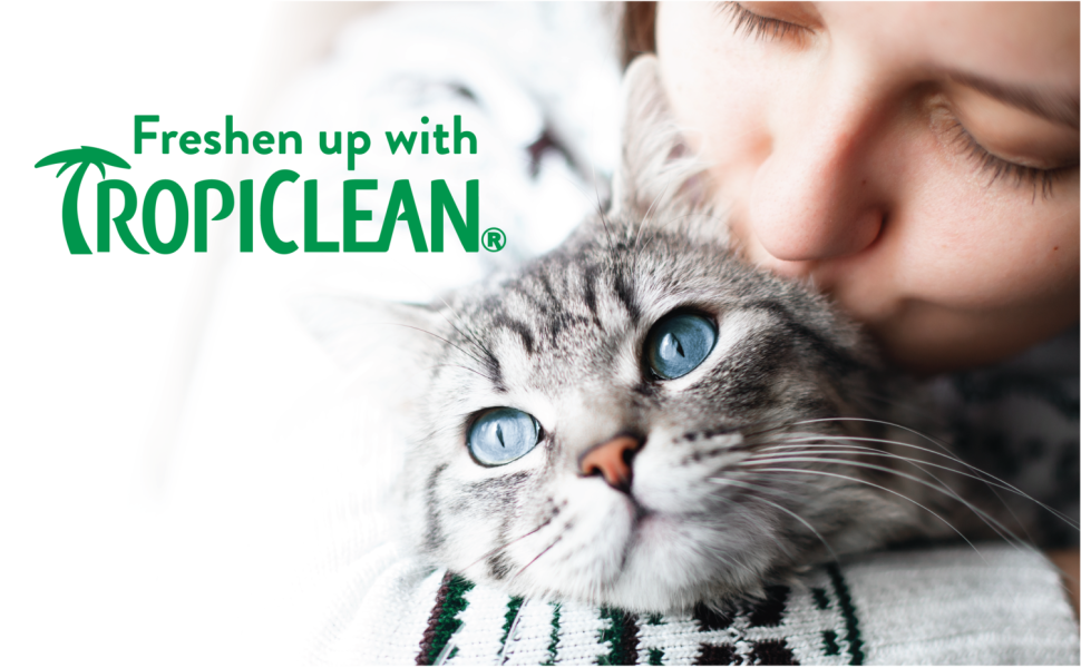 TropiClean Dander Reducing Waterless Shampoo for Cats, 7