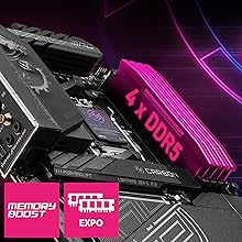 4 x DDR5 Dual Channel (8400+ MT/s OC)*