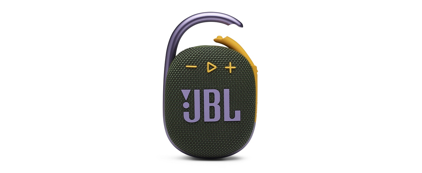 JBL Clip 4 Portable Mini Bluetooth Speaker, Big Audio and Punchy bass, Integrated Carabiner