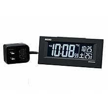 セイコー 黒く 目覚まし時計 電波 デジタル交流式 カラー液晶  展示使用のみ Amazon.co.jp: セイコー クロック 目覚まし時計 電波 交流式
