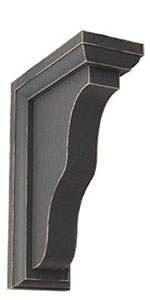 vintage wood corbel, vintage wood bracket