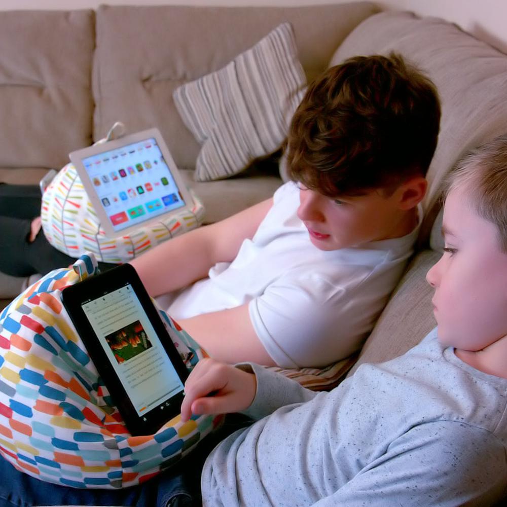 iBeani iPad & Tablet Stand/Bean Bag Cushion Holder for All Devices/Any