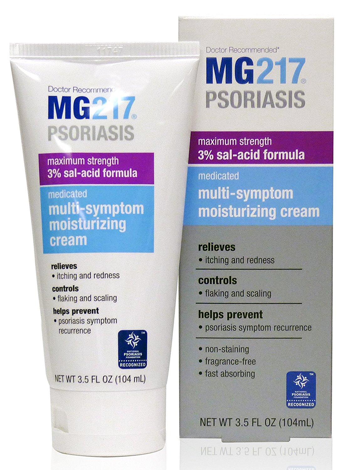 MG217 Psoriasis Medicated Salicylic Acid Formula MultiSymptom Cream, 3