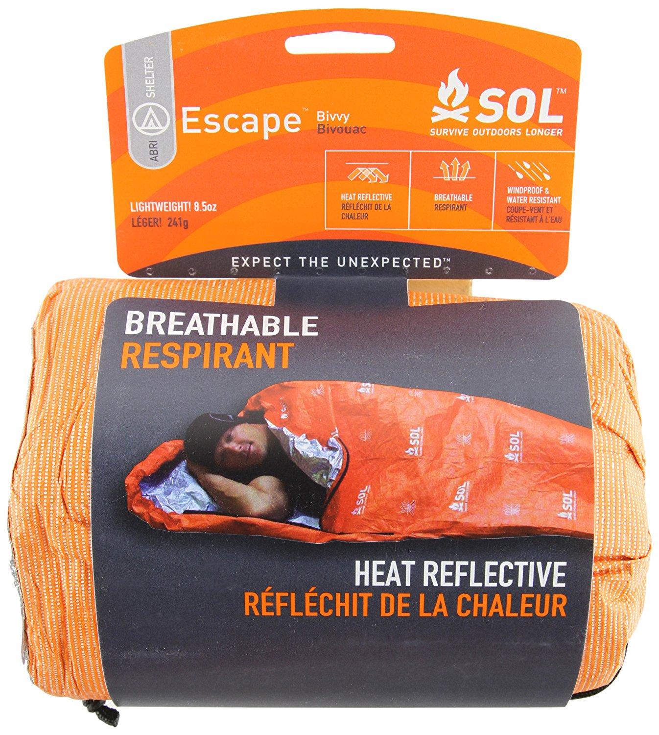 Adventure Medical Kits Sol Escape Bivvy Orange Amazon.co.uk Sports