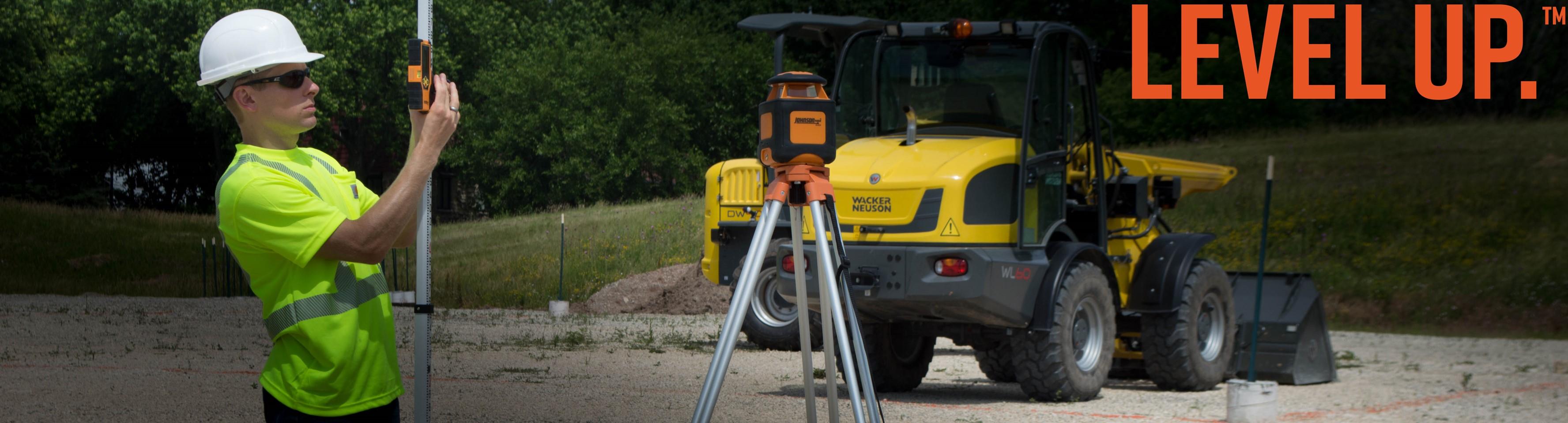 Johnson Level & Tool 406535 Electronic SelfLeveling Horizontal Rotary