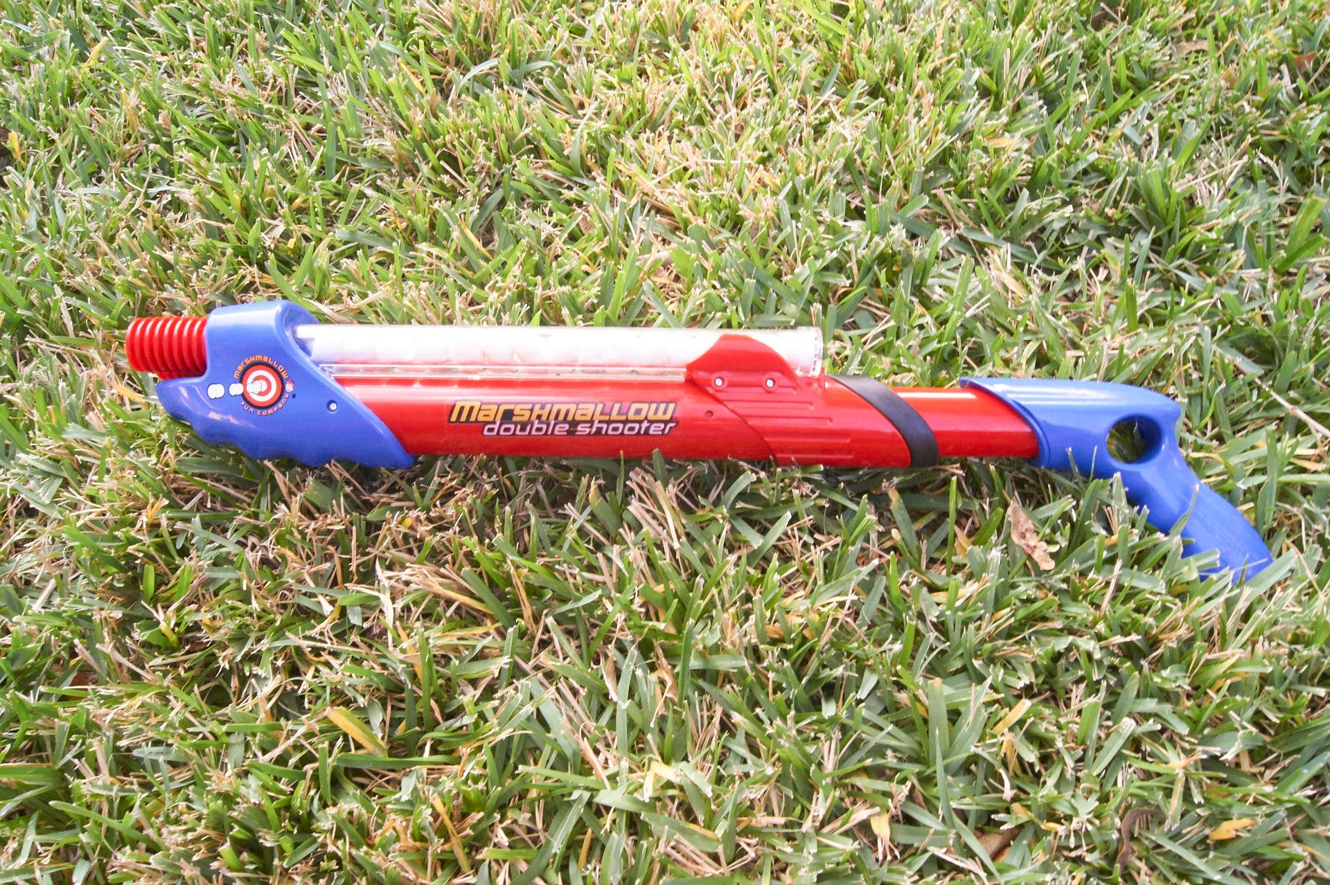 Classic Double Barrel Marshmallow Shooter Toys & Games