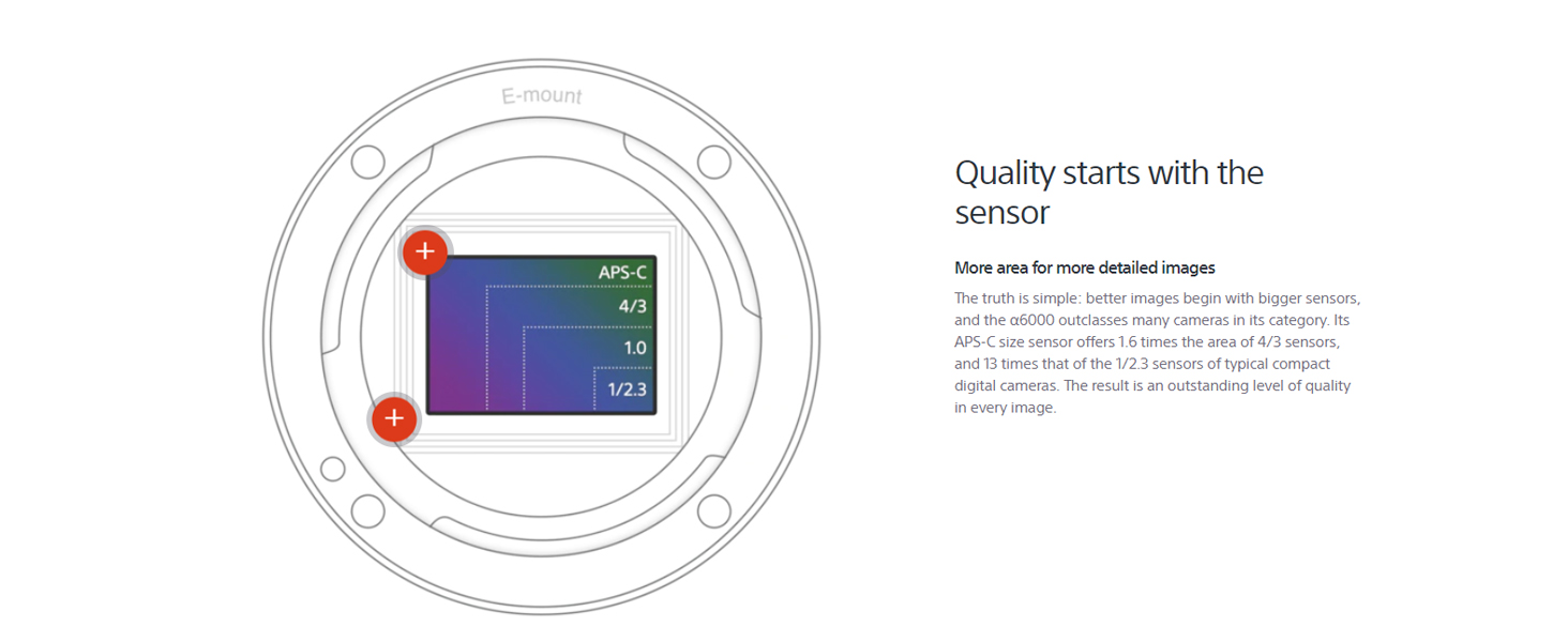Sony A6000 Interchangeable Lens Digital Camera with SELP1650 Lens Kit
