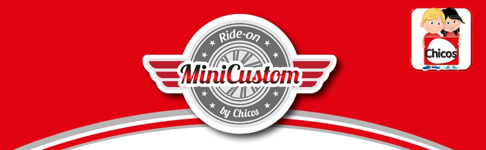 Chicos - Correpasillos Mini Custom con Cuatro Ruedas para Mayor Estabilidad   Bicicleta de Equilibrio Bebe a Partir de 10 Meses, Moto Juguete Bebe 1 año,  Rojo (36006) : : Moda