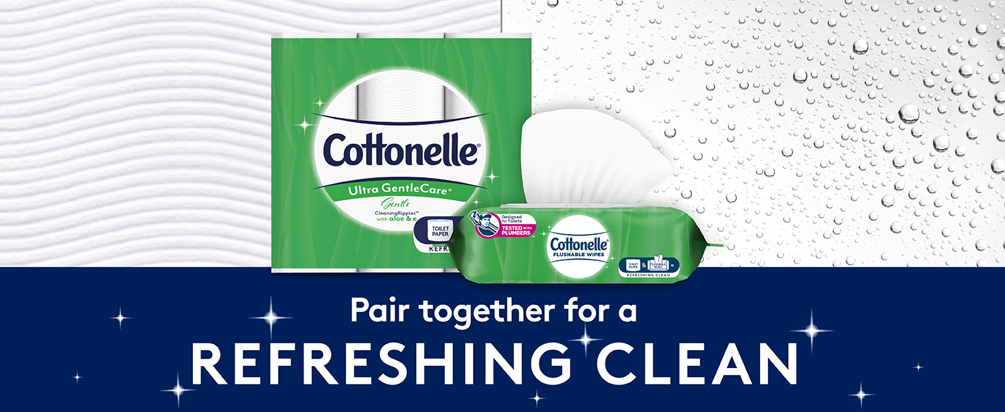 Cottonelle Ultra GentleCare Gentle Toilet Paper with Aloe