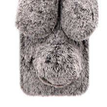 Amazon ルプラス Iphone 8 7 6s Usapyon うさぴょん Case チャコールグレー 耳が動く 超絶かわいい ウサギケース 目立ちたい 耳が動くケース 手触りがいい モコモコ 耳で返事できる 写真撮影で耳ぴょんぴょん みんな笑顔 プレゼント 友達との会話のネタ Snsネタ ファー