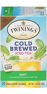 Cold Brew, Iced, Tea, Bagged, Loose, Green, Peach, Decaf, Black, Leaf, Sweet, Pure, Tazo, Mint