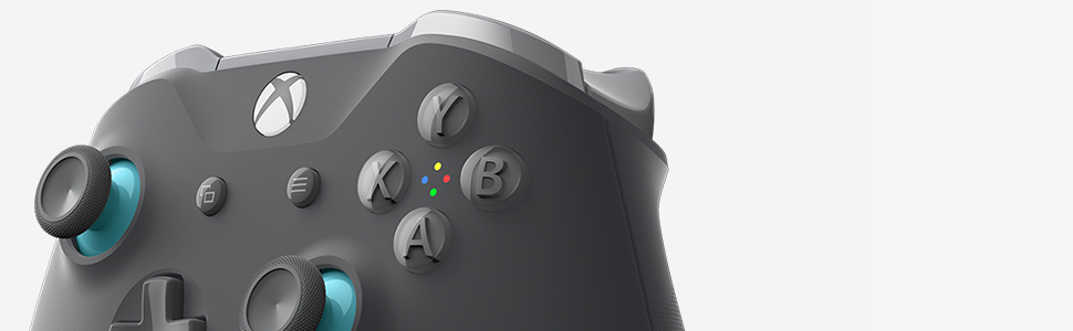 Buy Microsoft Xbox One Wireless Controller - Grey and Blue Online