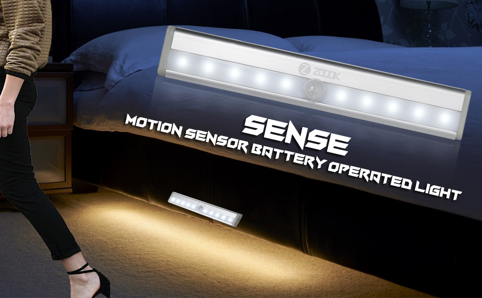 Zoook Sense Motion Sensor LED Light with 10 Led Bulbs and Very Bright