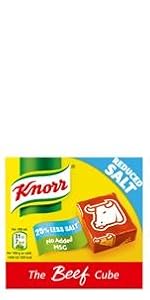 Reduced Salt Stock Cube, beef reduced salt