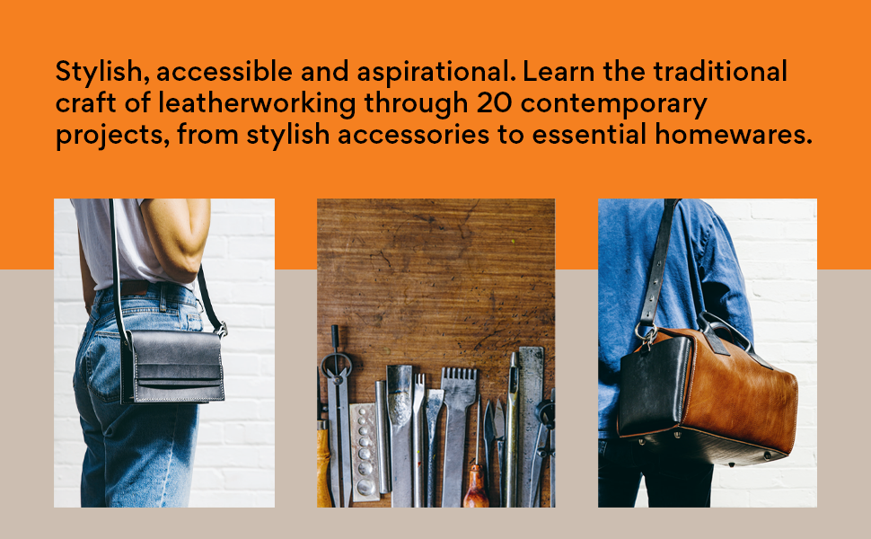 The Leathercraft Handbook 20 Unique Projects for Complete Beginners eBook Lau, Candice