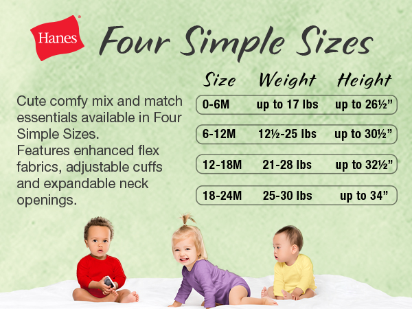 hanes baby; baby clothes; unisex baby clothes; baby girl clothes; baby gifts; carters baby girl