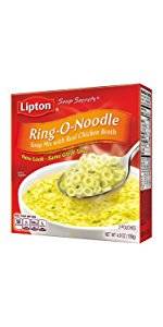 Lipton Noodle Soup, Ring-O-Noodle, 2-Count 4.9-Ounce Box