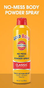 Body powder chafing relief.