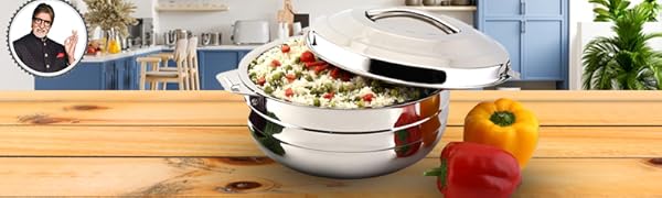 CELLO HOT BOX - SS LUMINA 2500 4 Lumina stainless steel Casserole