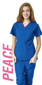 Stretch, WonderWink, Scrubs, Hospital, Uniforms, Tops