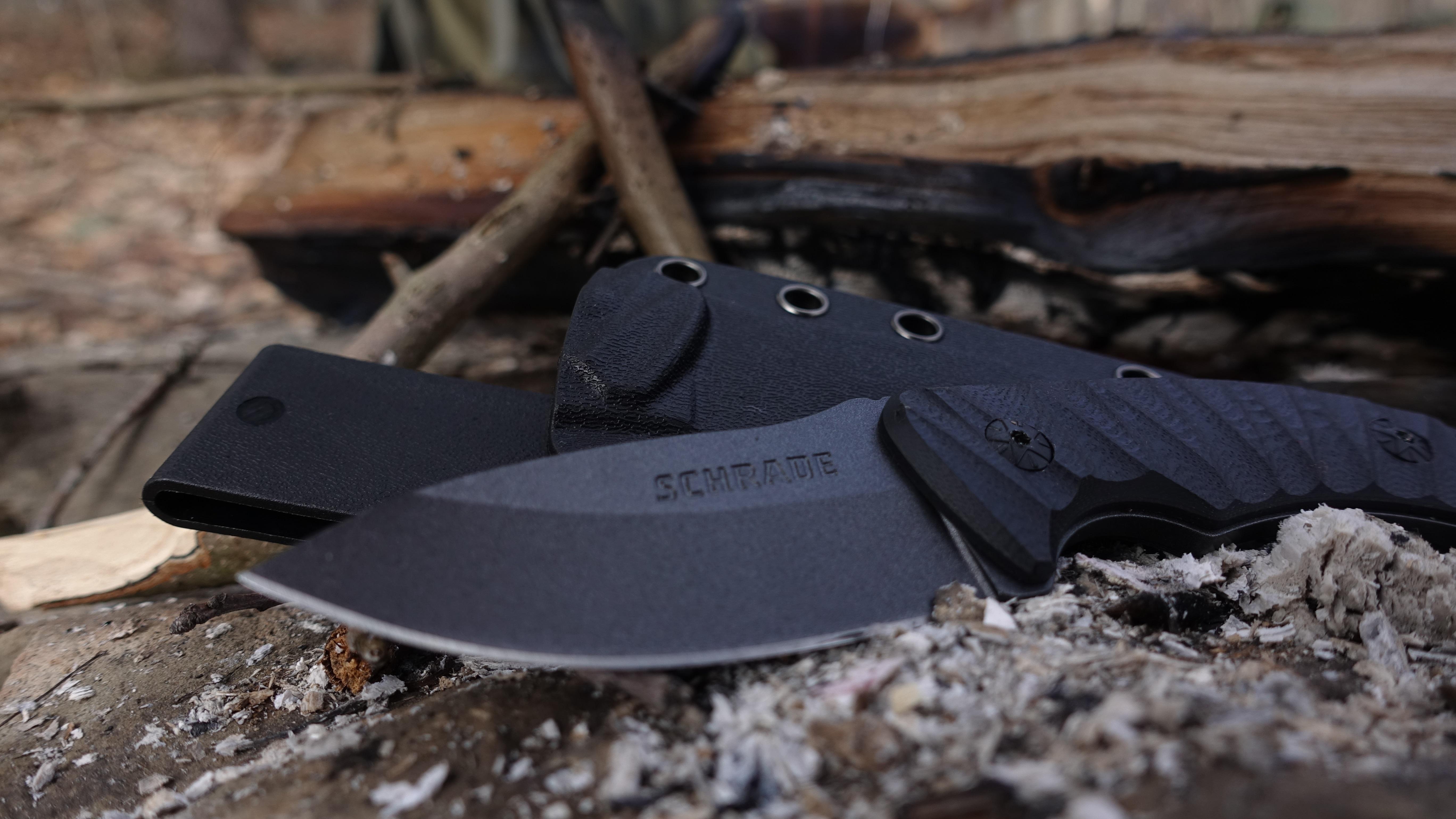 Schrade SCHF57 6.3in Steel Full Tang Fixed Blade Knife