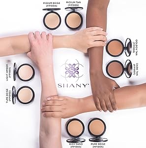 Dark medium light tone warm cool compact pressed HD L'oreal match blendable mineral Clean natural