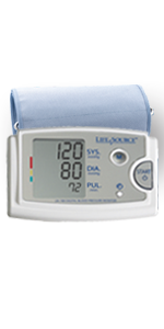 UA-789AC upper arm bp monitor with XL cuff for large arms, clinically validated for accuracy