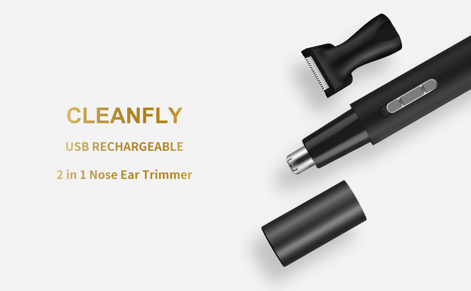 Nose and Ear Hair Trimmer,USB Rechargeable Nose Hair Trimmer,Professional Painless Ear Nose Hair