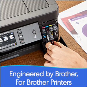 inks engineered by brother, for brother printers