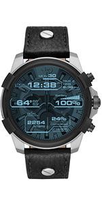 Diesel Reloj Hombre de Digital con Correa en Cuero DZT2003: Amazon ...
