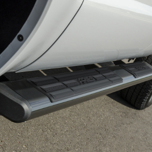 ARIES Oval Nerf Step Bars Black Side Rails